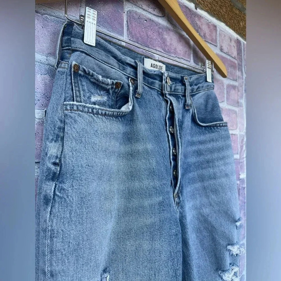 AGOLDE 90s Mid Rise Straight Fit Jeans 27 - Picture 4 of 14